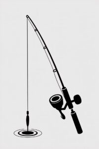 fishing pole clipart 16