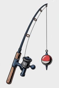 fishing pole clipart 5