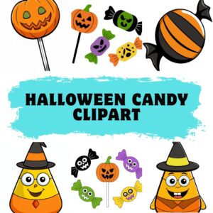 halloween candy clipart feature