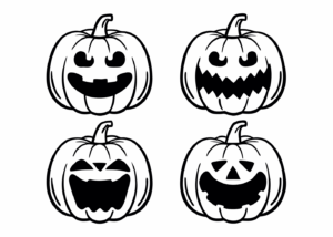 halloween clipart black and white 10