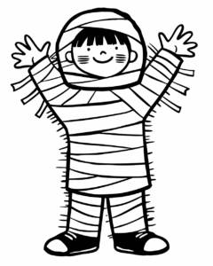 halloween clipart black and white 4