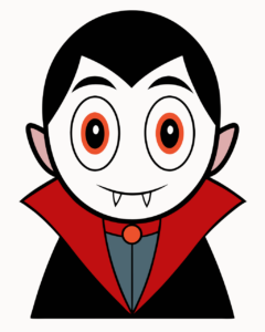 halloween cute vampire clipart 12