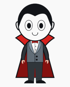 halloween cute vampire clipart 14