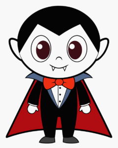 halloween cute vampire clipart 5