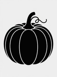 halloween pumpkin clipart black and white 14