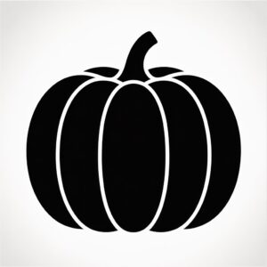 halloween pumpkin clipart black and white 16