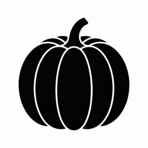 halloween pumpkin clipart black and white 17