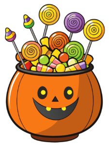 happy halloween clipart bag 1