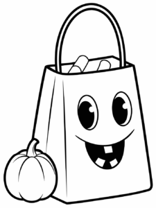 happy halloween clipart bag 3