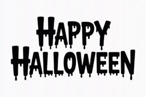 happy halloween clipart black and white 11 1