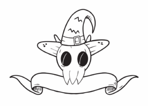 happy halloween clipart black and white 3