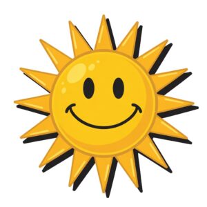 happy sunshine clipart 6