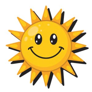 happy sunshine clipart 7