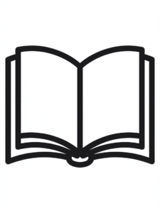 open book clipart black and whitee 14
