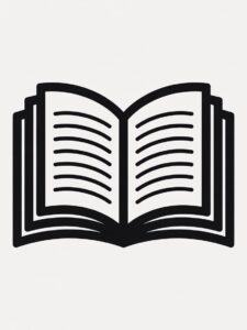 open book clipart black and whitee 8