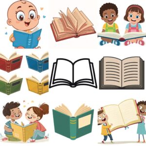 open book clipart feature