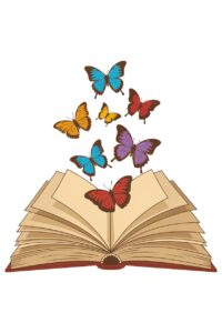 reading open book clipart 10
