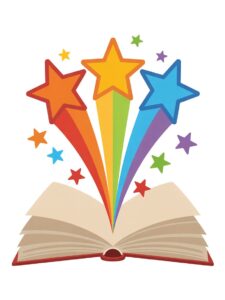 reading open book clipart 11