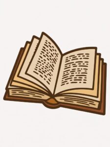 reading open book clipart 2