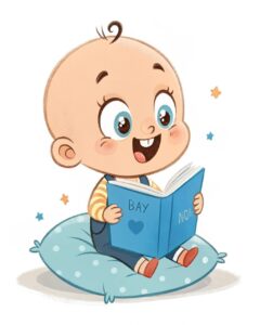 reading open book clipart 4