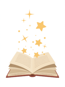 reading open book clipart 8