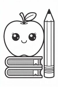school books clipart black and white 3