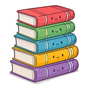 stack of books clipart 14
