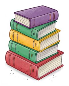 stack of books clipart 8
