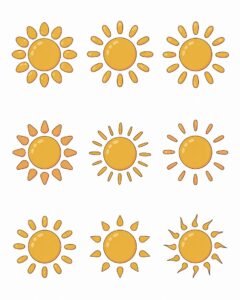 sunlight clipart 4