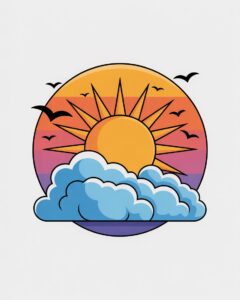 sunrise clipart 1