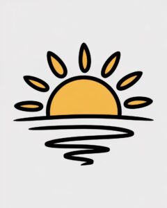 sunrise clipart 10