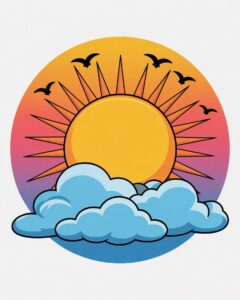 sunrise clipart 2