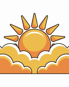sunrise clipart 4
