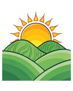 sunrise clipart 4