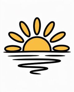 sunrise clipart 9