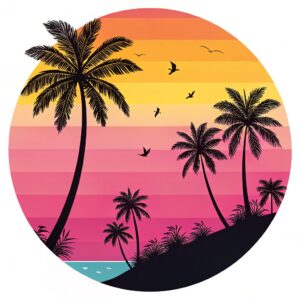 sunset clipart 1