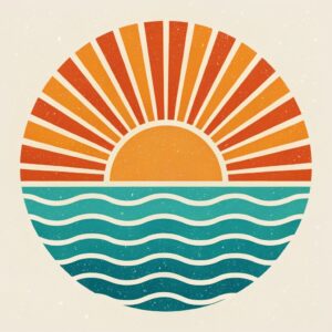 sunset clipart 10