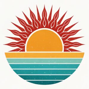 sunset clipart 11