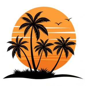 sunset clipart 14