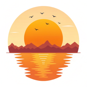 sunset clipart 15