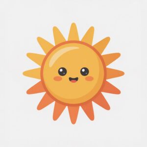 sunshine clipart 5
