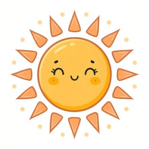 sunshine clipart 6