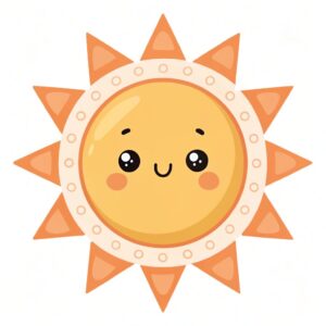 sunshine clipart 7