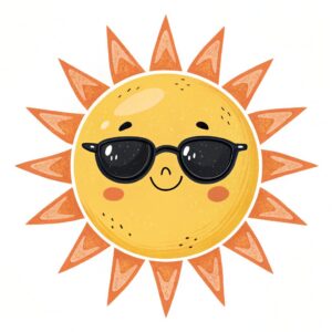 sunshine clipart 8