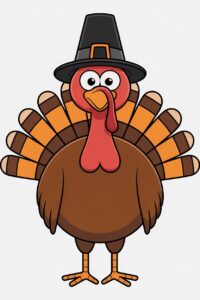 thanksgiving turkey clipart 2