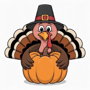 thanksgiving turkey clipart free 7