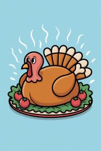 thanksgiving turkey dinner clipart 11