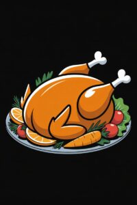thanksgiving turkey dinner clipart 6