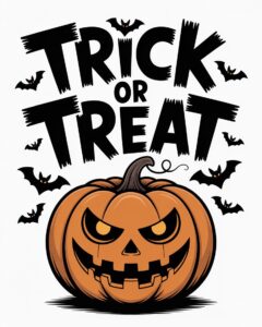 trick or treat halloween pumpkin clipart 10