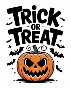 trick or treat halloween pumpkin clipart 11